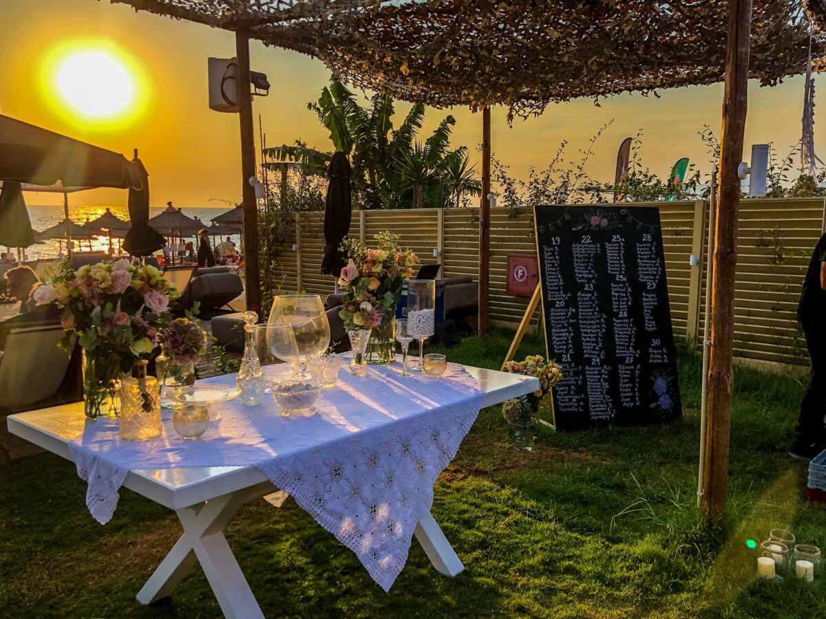 Wedding event at Mango Beach bar Art Audio